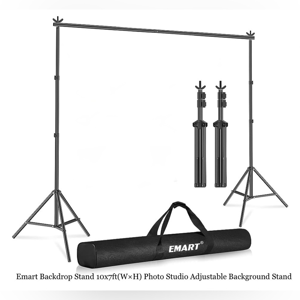 Emart/Neewer Backdrop Stand Photo Studio Adjustable Background Stand